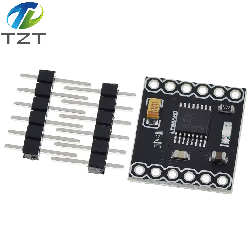 Carte de Module de pilotes de moteur à courant continu à 2 canaux DRV883 1,5a 3V-10V pont en H moteur pas à pas à 4 fils Protection contre les surintensités pilotes de moteur pas à pas