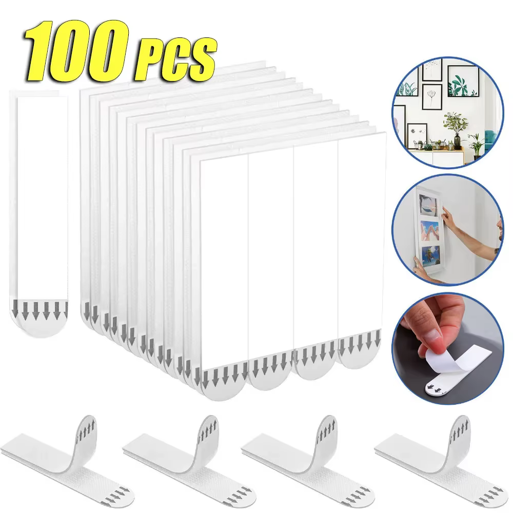 Bandes adhésives sans perçage pour cadres
