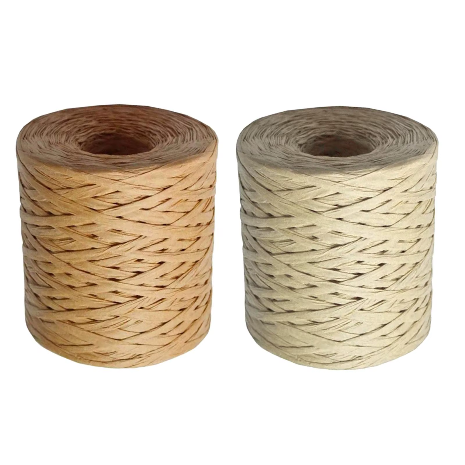 Ruban de papier raphia naturel, cordes de ficelle artisanale, coupe de ruban, 656 pieds