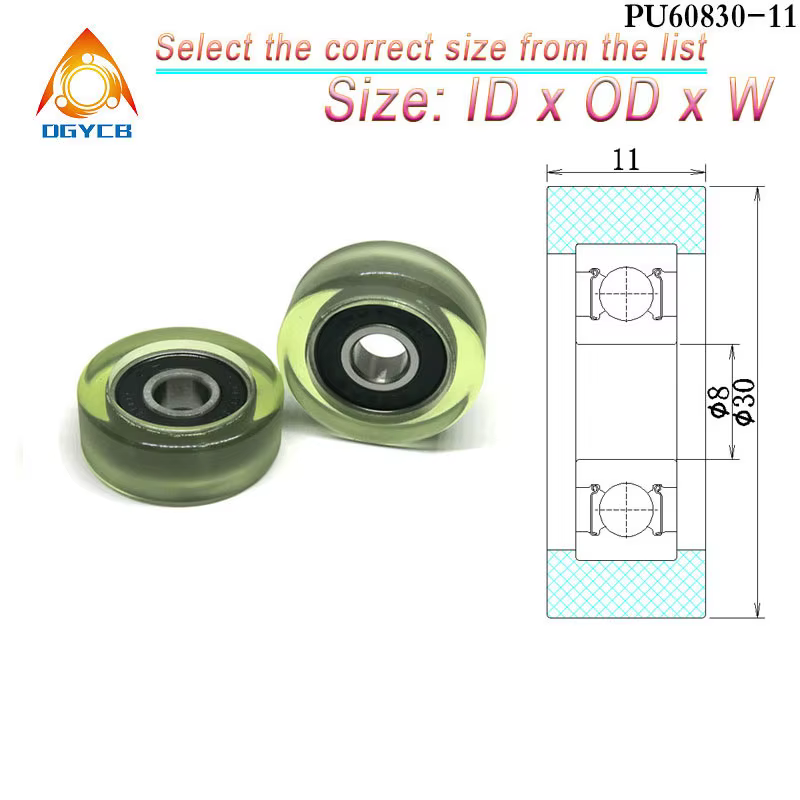 1 rouleau en PU enduit 6x30x18 PU62630-18 DE 30mm