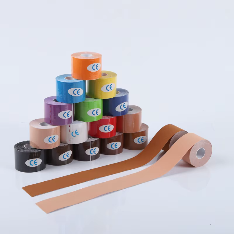 Bande autocollante de kinésiologie imperméable pour sport, Bandage athlétique, protection de récupération musculaire, cerclage, soulagement de la douleur, Tennis, gymnastique