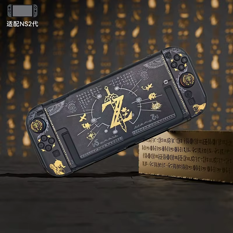 Étui rigide Anime pour Nintendo Switch 2, coque de protection pour dock Switch 2, étui de protection séparé, coque PC, étui pour console de jeu NS2