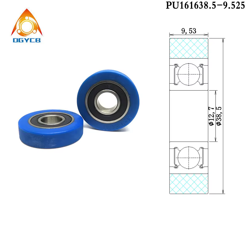 Rouleau en polyuréthane avec roulement