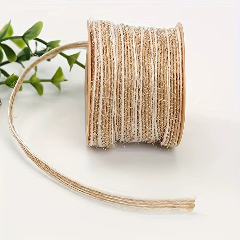Corde en jute naturelle de 10 m pour l'artisanat