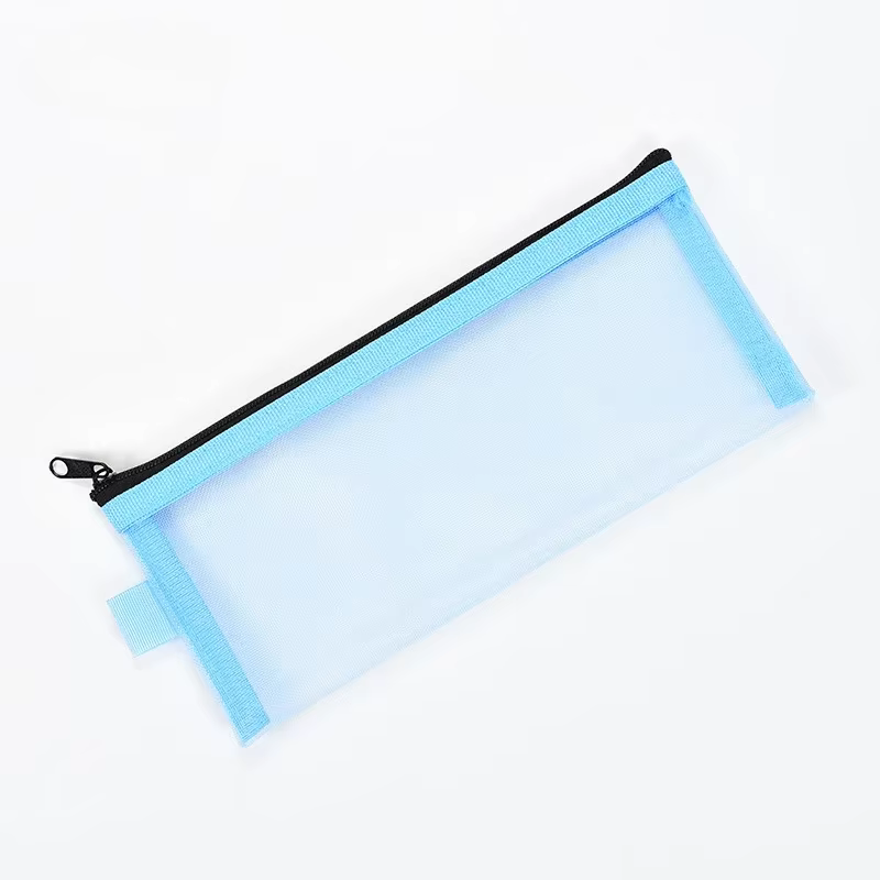 Étui de voyage pour pinceaux de maquillage, trousse de toilette cosmétique, organisateur pour hommes et femmes, outils de beauté, pochette en maille à fermeture éclair, accessoires de rangement de lav