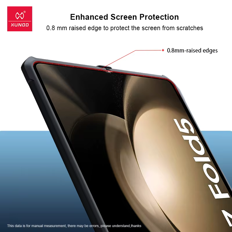 Étui pliable Xundd pour Samsung Galaxy Z Fold 3 4 5 6 Fold 7, coque antichoc avec airbag, protection en verre, PC et TPU, compatible Z Flip 4