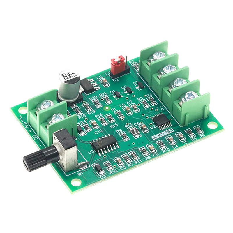 Carte de commande de moteur à courant continu sans balais, protection contre les surtensions et les surintensités pour moteur de disque dur DC 7V-12V.