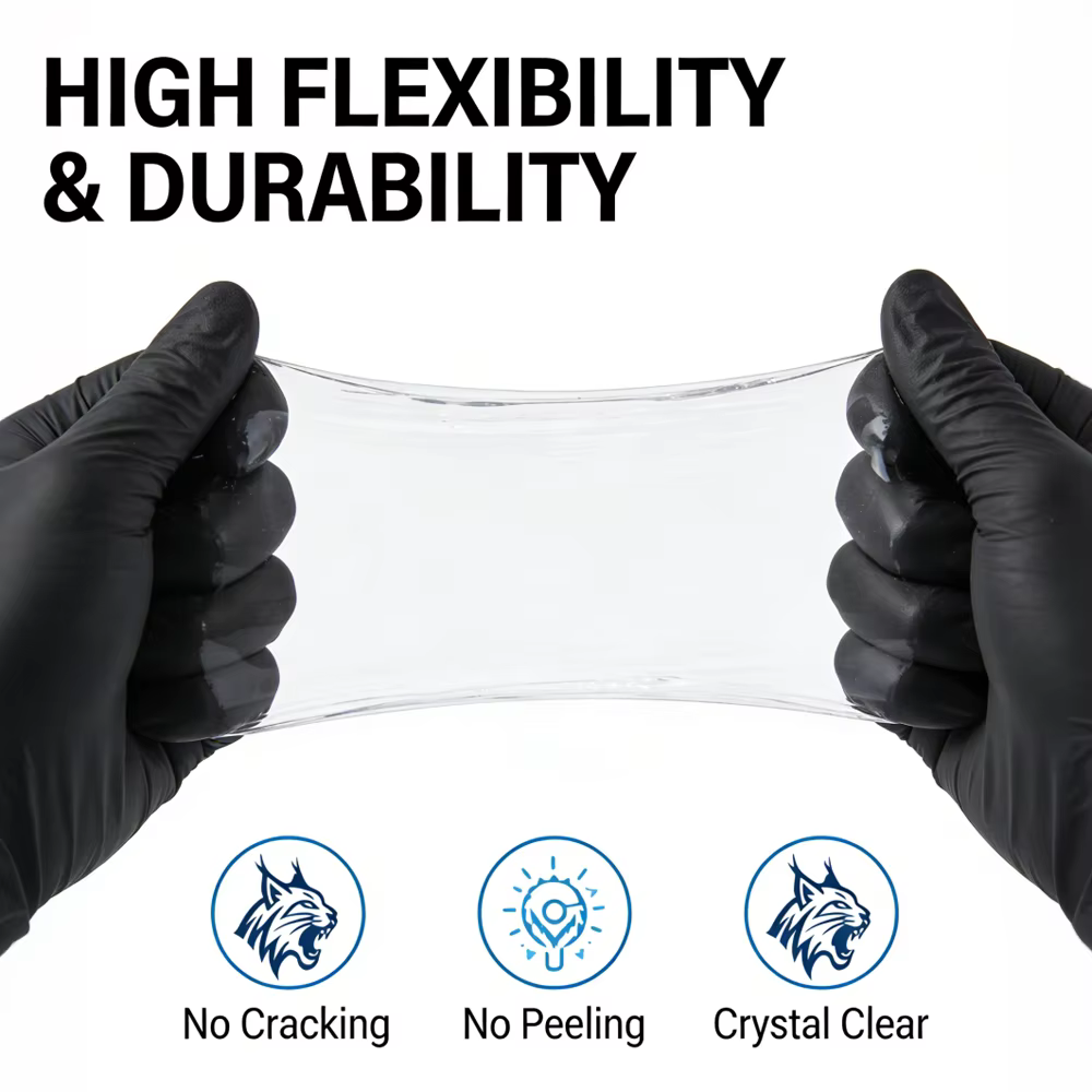 Revêtement transparent imperméable résistant aux UV