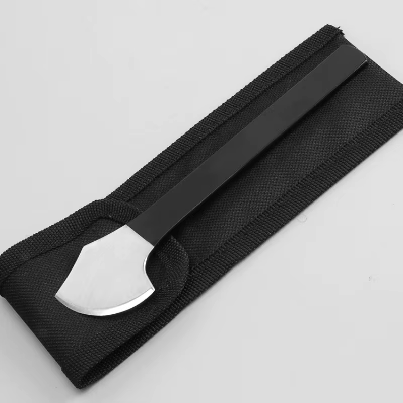 Couteau à découper le cuir, manche en bois de 150mm, outil d'artisanat du cuir en acier inoxydable pour bricolage, coupe, amincissement, biseauté, amateur débutant