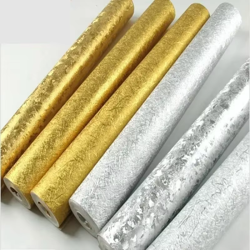 Papier peint rayé de luxe imperméable
