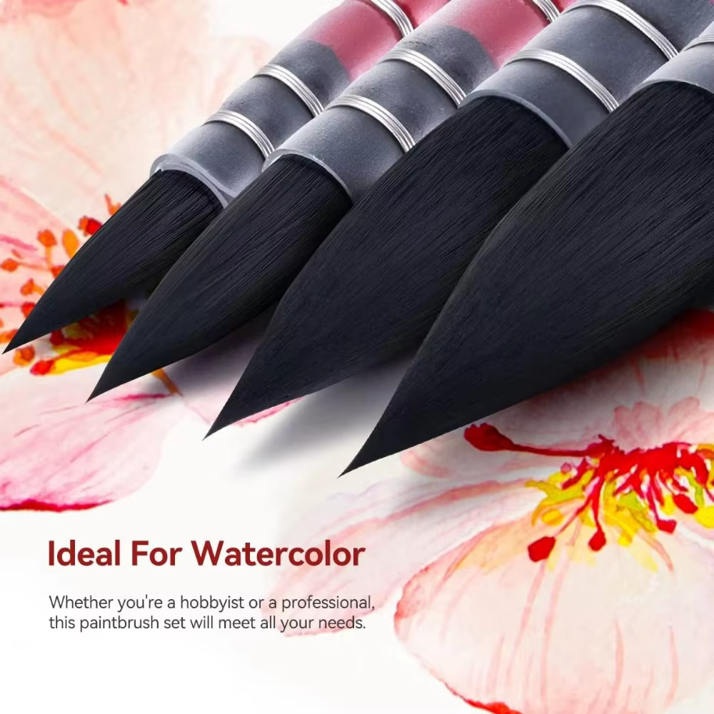 Lightwish – ensemble de pinceaux pour aquarelle