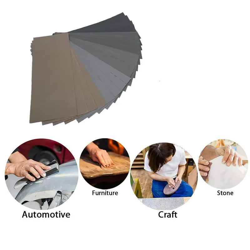 20pc papier de verre ensemble 1000/2000/3000/5000/7000 grain