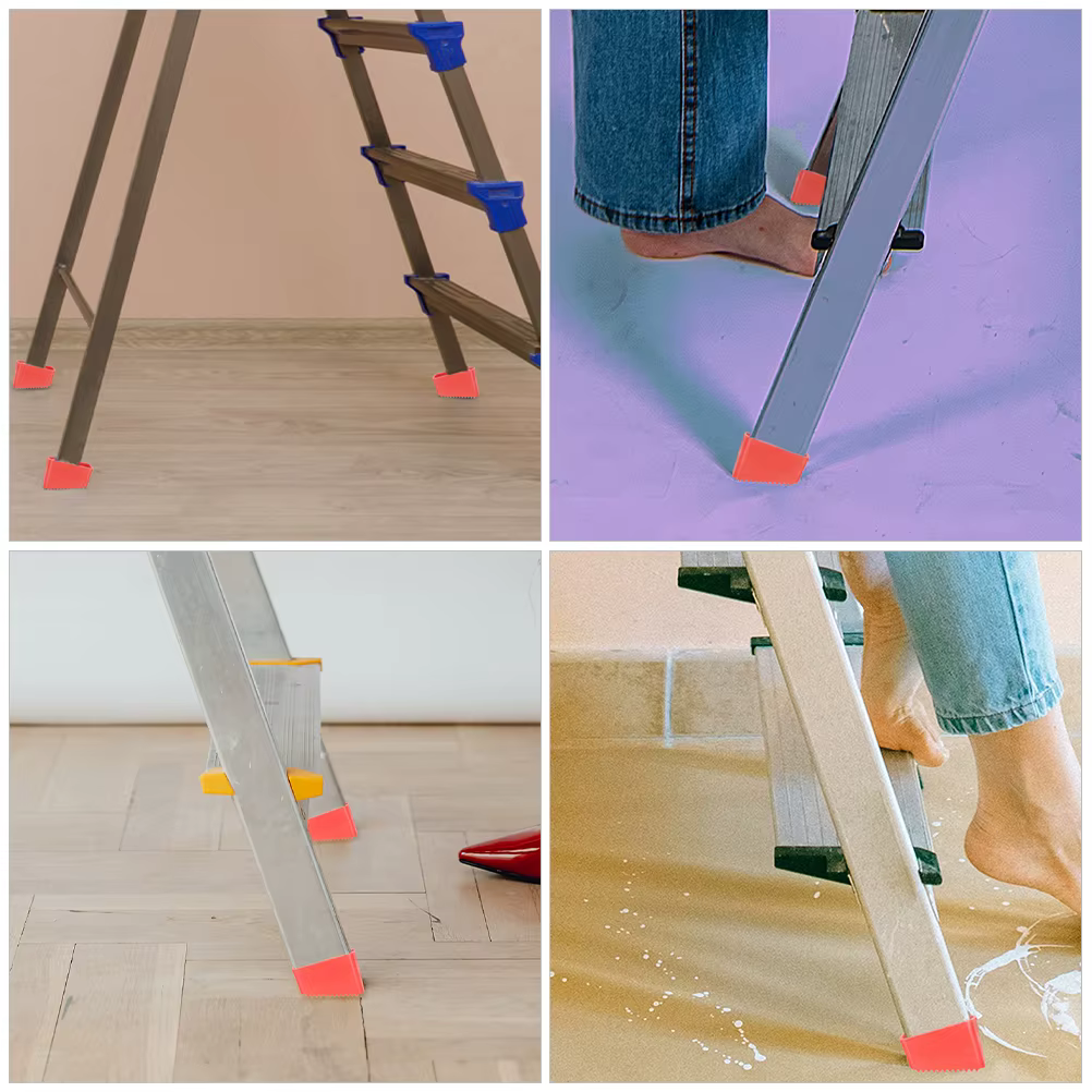 Couvre-pieds d'échelle rouge