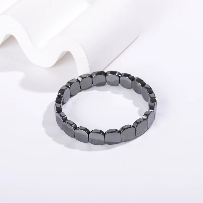 Nouveau Bracelet en Hématite 2026 pour Hommes – Soutient Naturellement le Sommeil, Restaure la Confiance, Améliore la Clarté Mentale et la Concentration