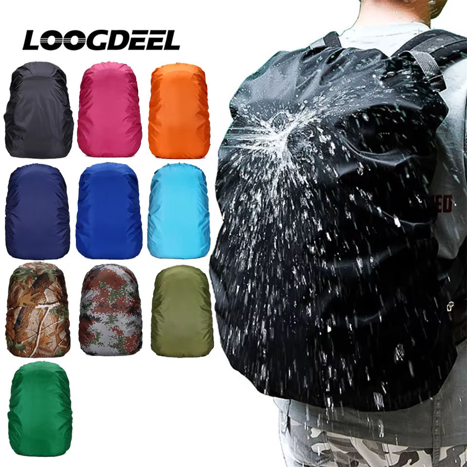 Sac à dos pratique, bouclier anti-pluie, étanche à la poussière, protection solaire, pour Camping en plein air, randonnée, housse de protection