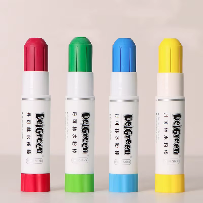 Lot de 12/24 couleurs de gouaches solides douces