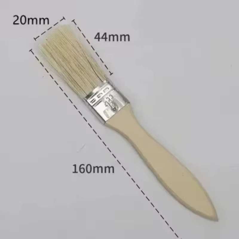 Ensemble de pinceaux professionnels avec manche en bois