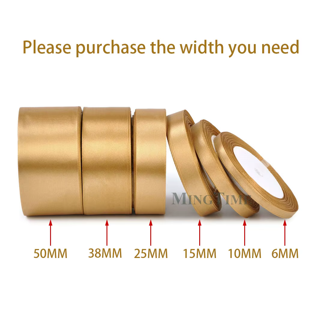 Ruban en Satin 22 mètres 6mm 10mm 15mm 25mm 38mm 50mm