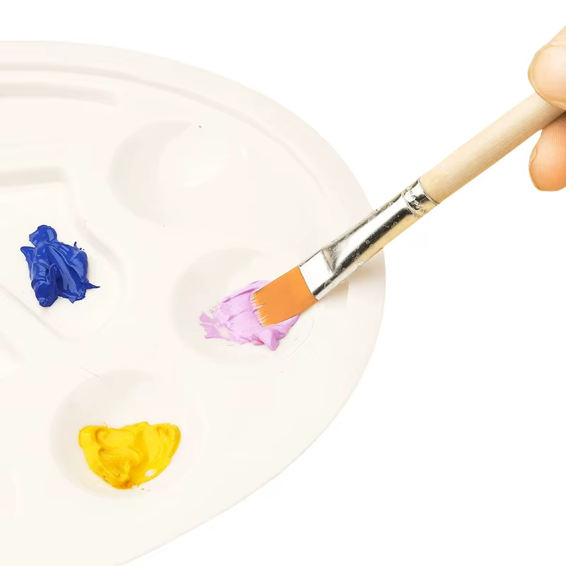 Palette en plastique blanc 1 pièce/7 pièces