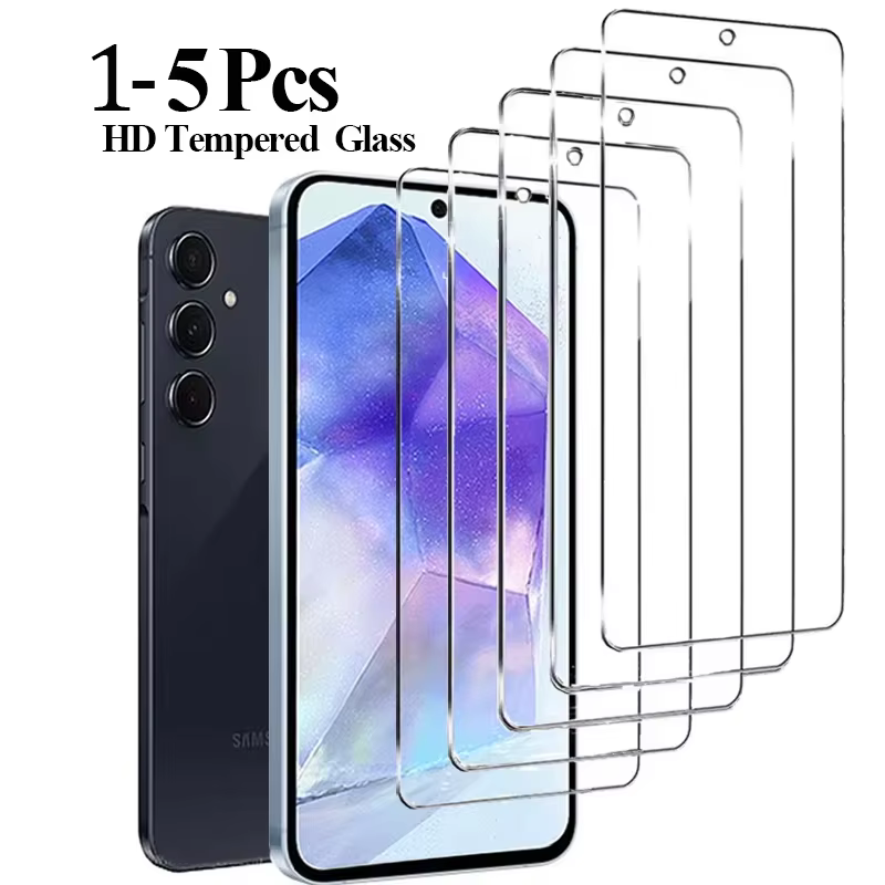 Protections d'écran HD pour Samsung S23 S26 A55 A35 A54 S25 verre trempé pour Samsung S24 S21 S22 screen protector Galaxy S24 Ultra S23 FE vitre protection samsung s24 ultra verre trempe