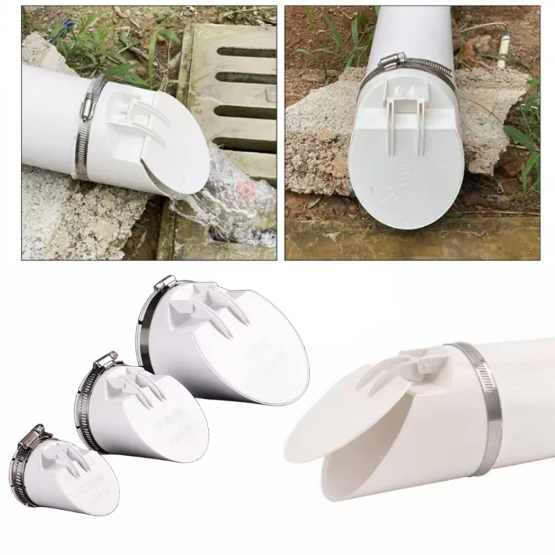 Tuyau de Drainage 50-110mm, Anti-odeur, anti-insectes, couvercle de toit, bouchon de Tube de pluie, bouchon de crépine, pièces de canalisation de balcon extérieur