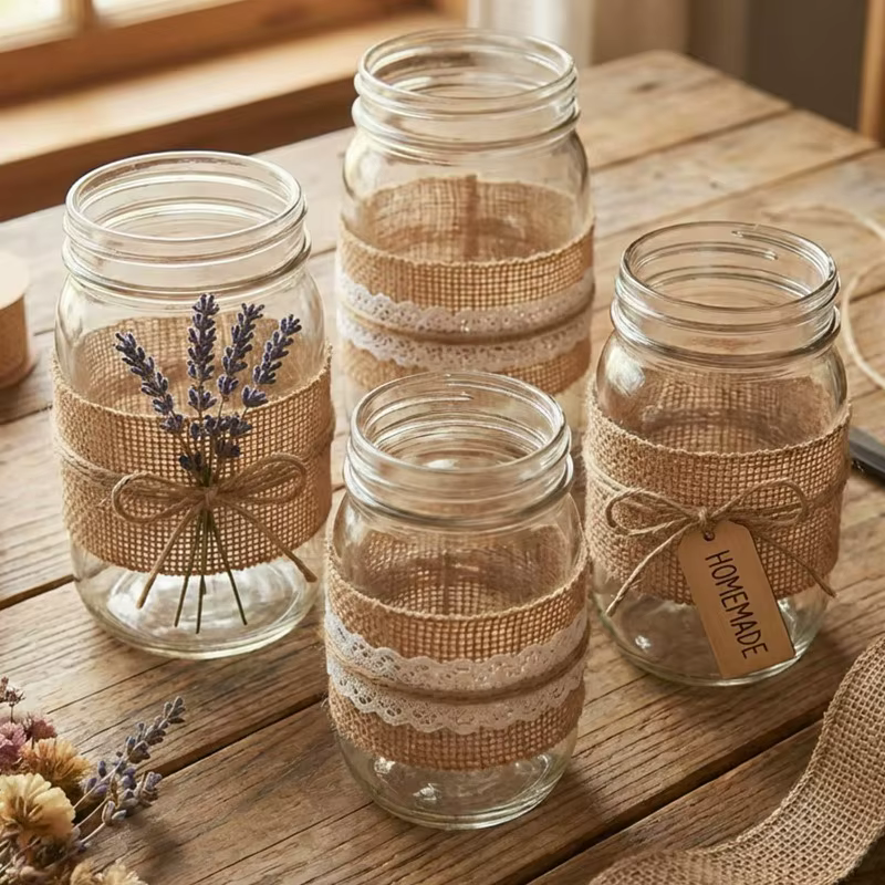 Rouleau de tissu de jute de 3/5/7