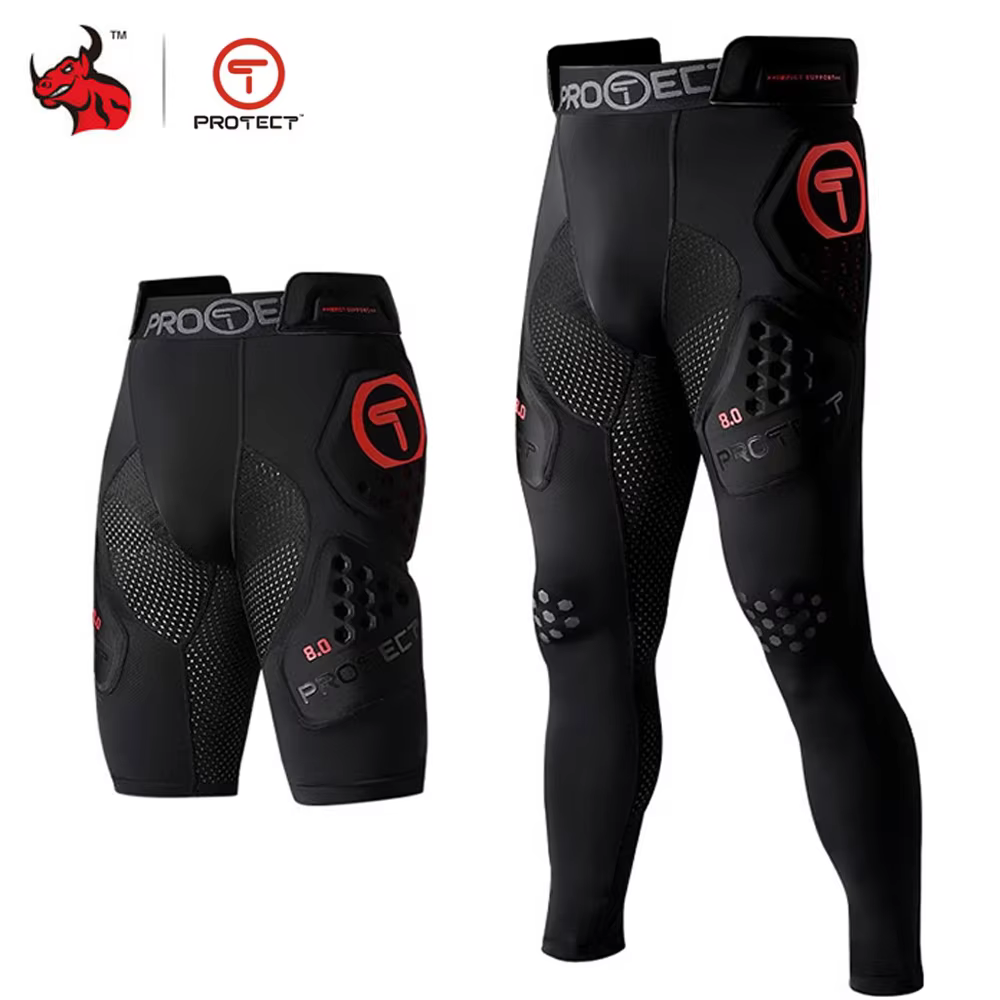 Pantalon de moto avec armure de genou et de hanche, équipement de protection léger pour Motocross, équitation de rue, équipement de protection certifié CE