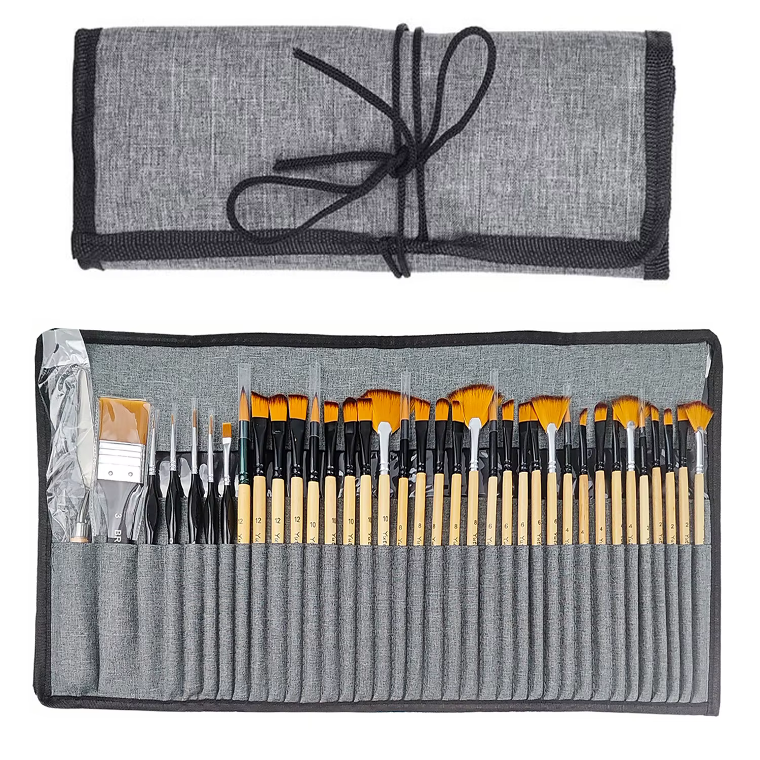 Ensemble de pinceaux à peinture professionnels 36 pièces