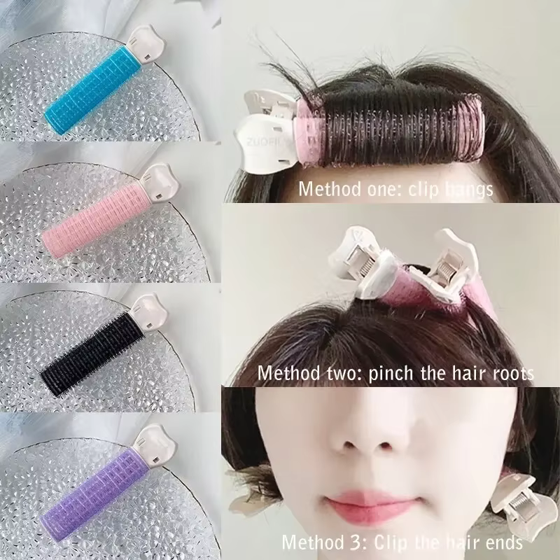 2.5/3/4/5cm bigoudis auto-adhésifs usage domestique bricolage magique coiffure rouleau bigoudi femmes filles cheveux beauté outils de coiffure