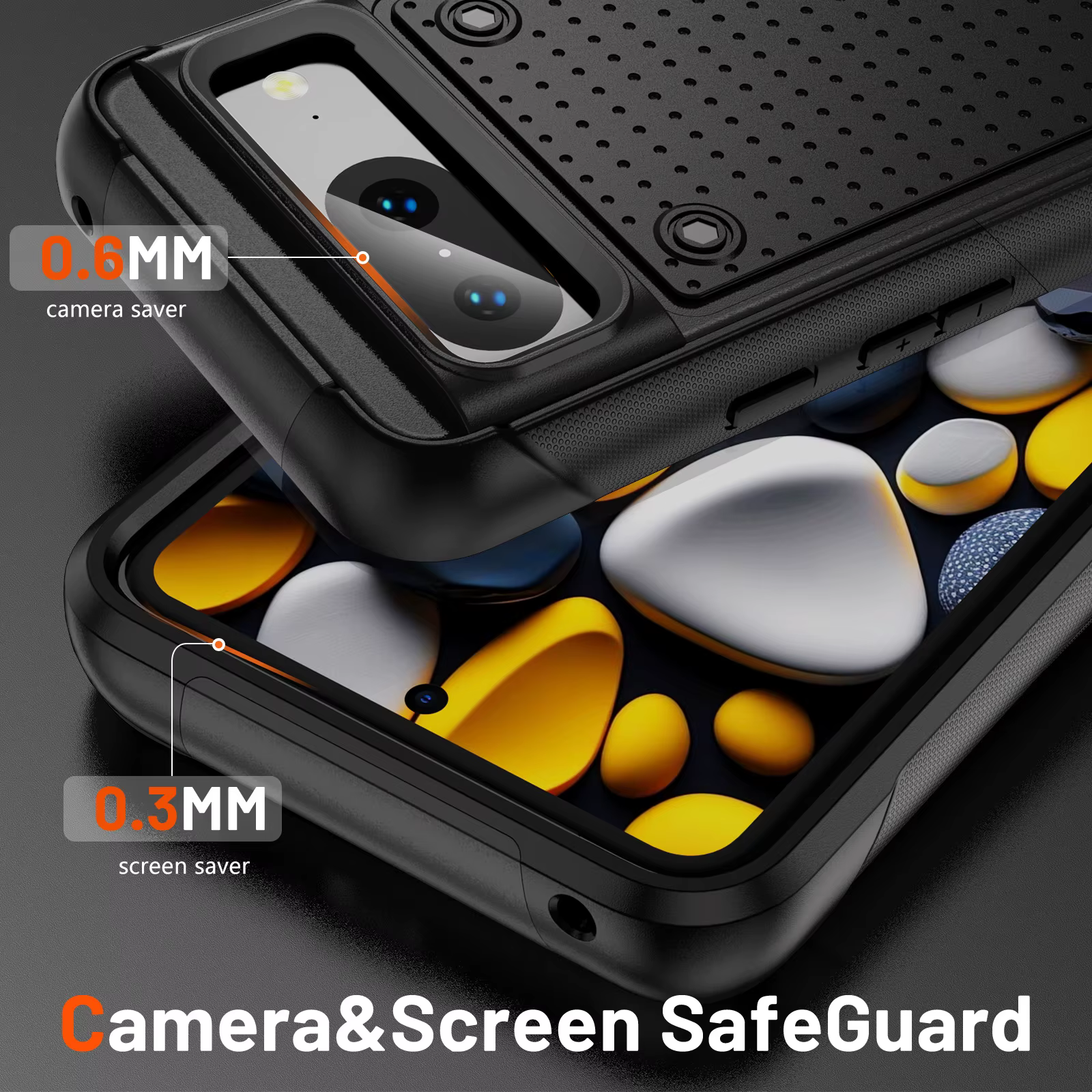 Coque de téléphone blindée antichoc pour Google Pixel 9A 8 7 Pro 8A 7A, Protection anti-chute de qualité militaire, housse robuste Funda