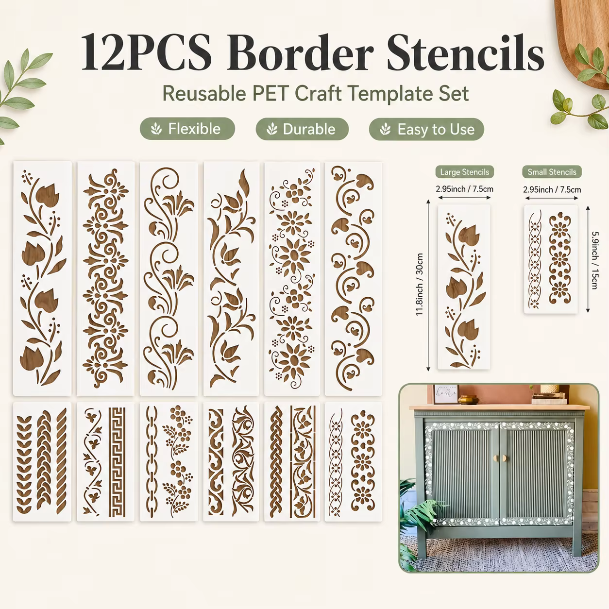 Ensemble de pochoirs DIY