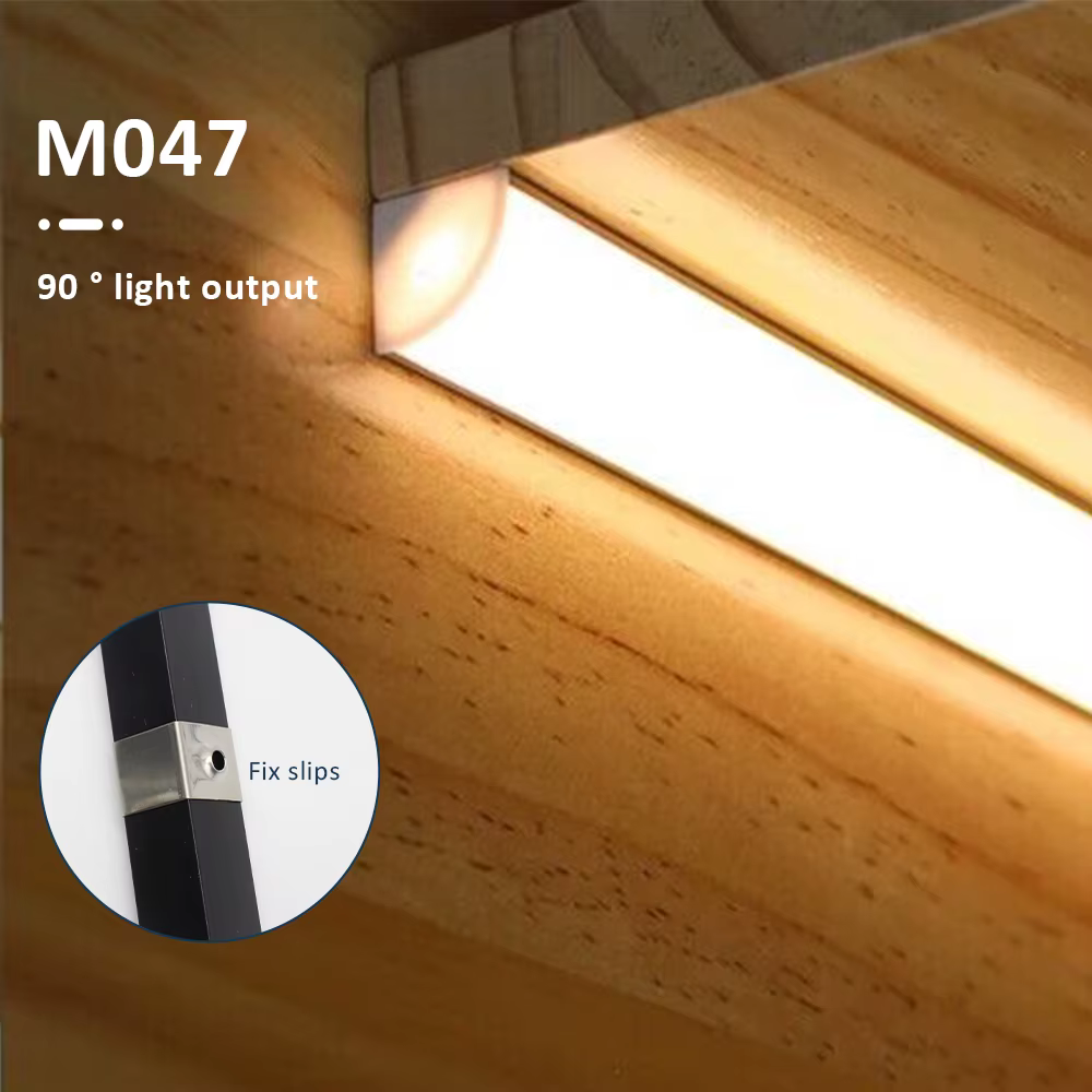 Profilé en aluminium pour bande LED encastrée