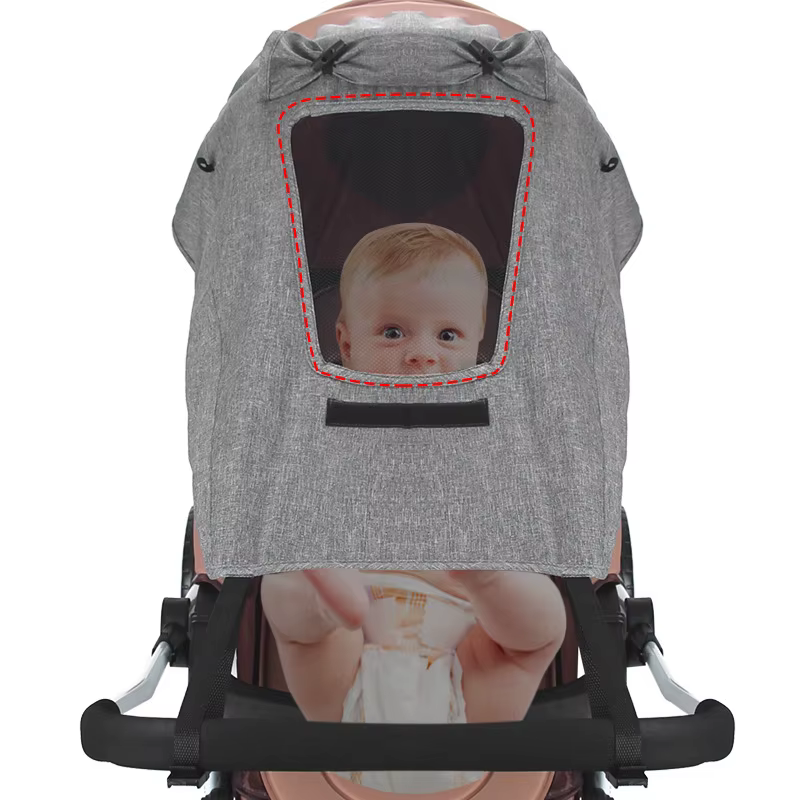 Accessoires universels de poussette pour bébé, pare-soleil, Protection UV, couverture d'auvent de chariot pour landaus, siège de voiture pour nourrissons