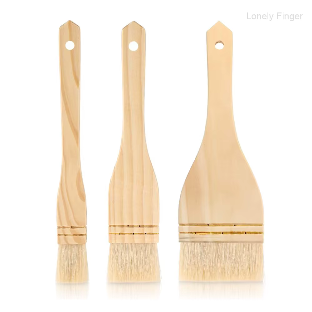 Pinceaux plats pour peinture d'artiste