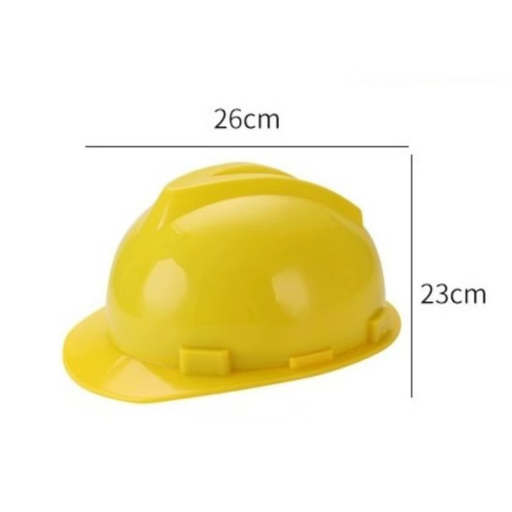 Casque de sécurité robuste ‌   Casque de protection anti-choc réglable pour chantier, avec visière solaire intégrée
