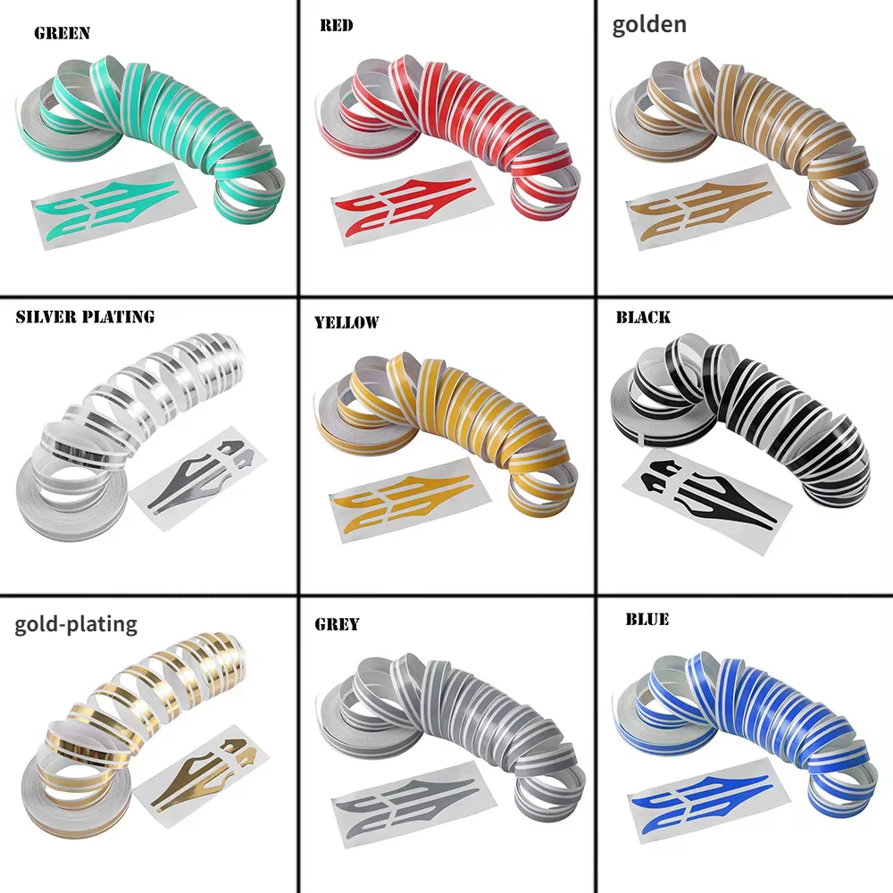 1 rouleau multicolore rayure broche