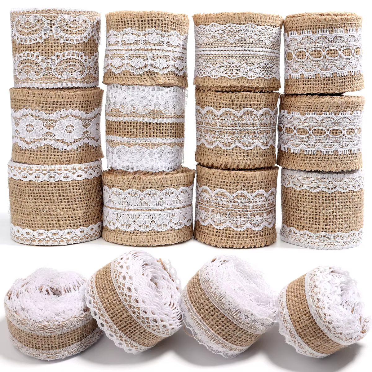 Ruban en Toile de Jute Naturelle