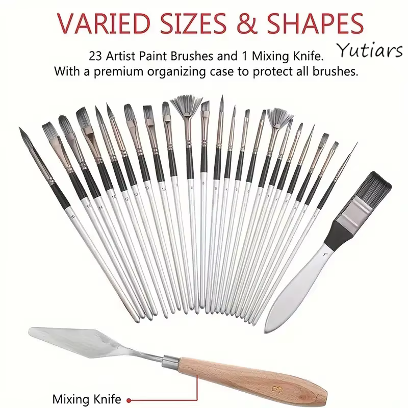 Ensemble de pinceaux professionnels pour artistes