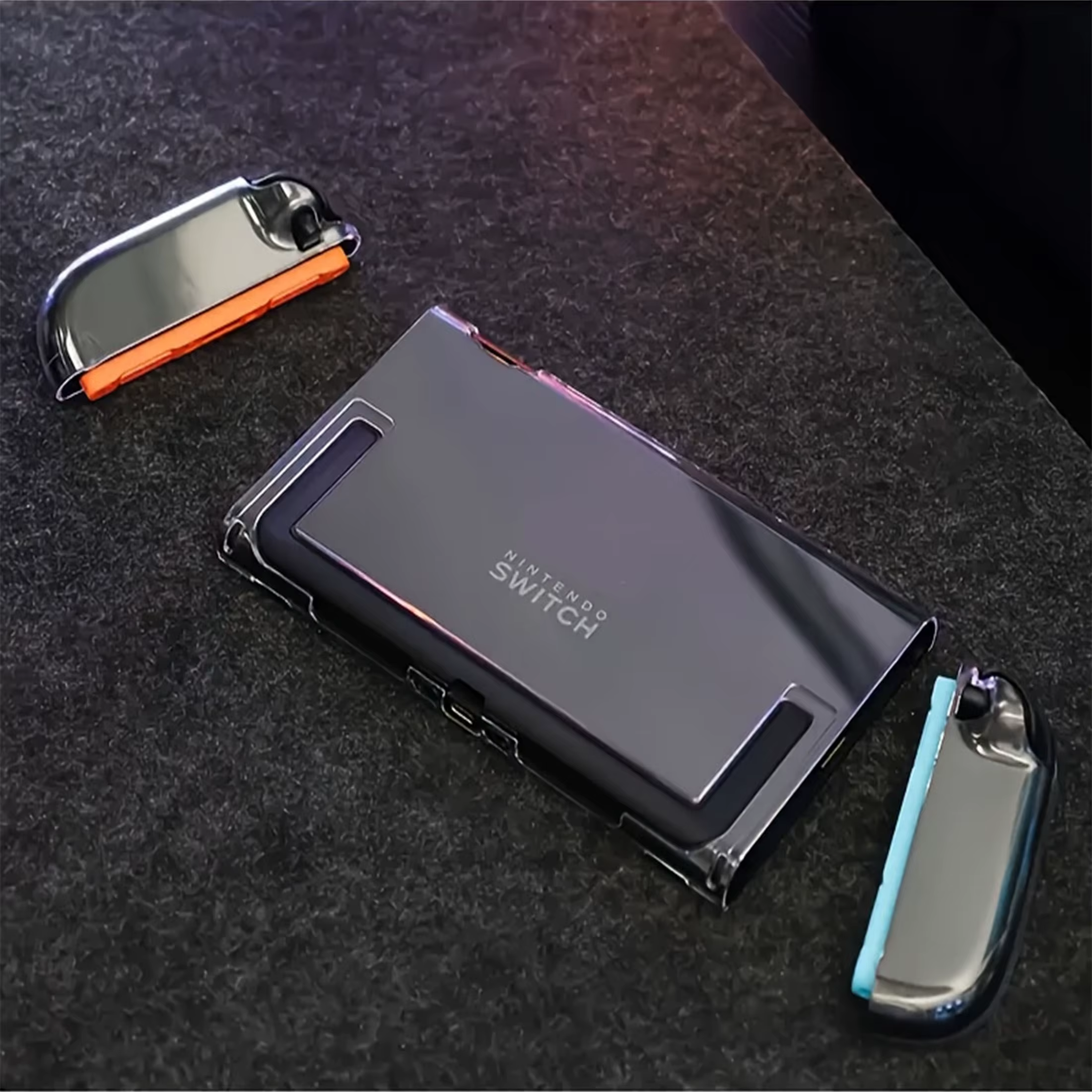 Housse de protection transparente Dockable, Compatible avec Nintendo Switch 2, 2 housses en TPU pour Joycon, anti-rayures
