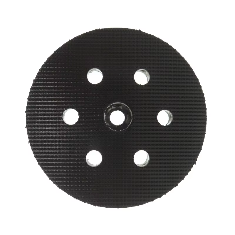 Plaque de support de ponceuse à crochet et boucle pour bois, auto, meubles, métal, mur, ponçage et polissage, 3 ", 6 trous, 75mm