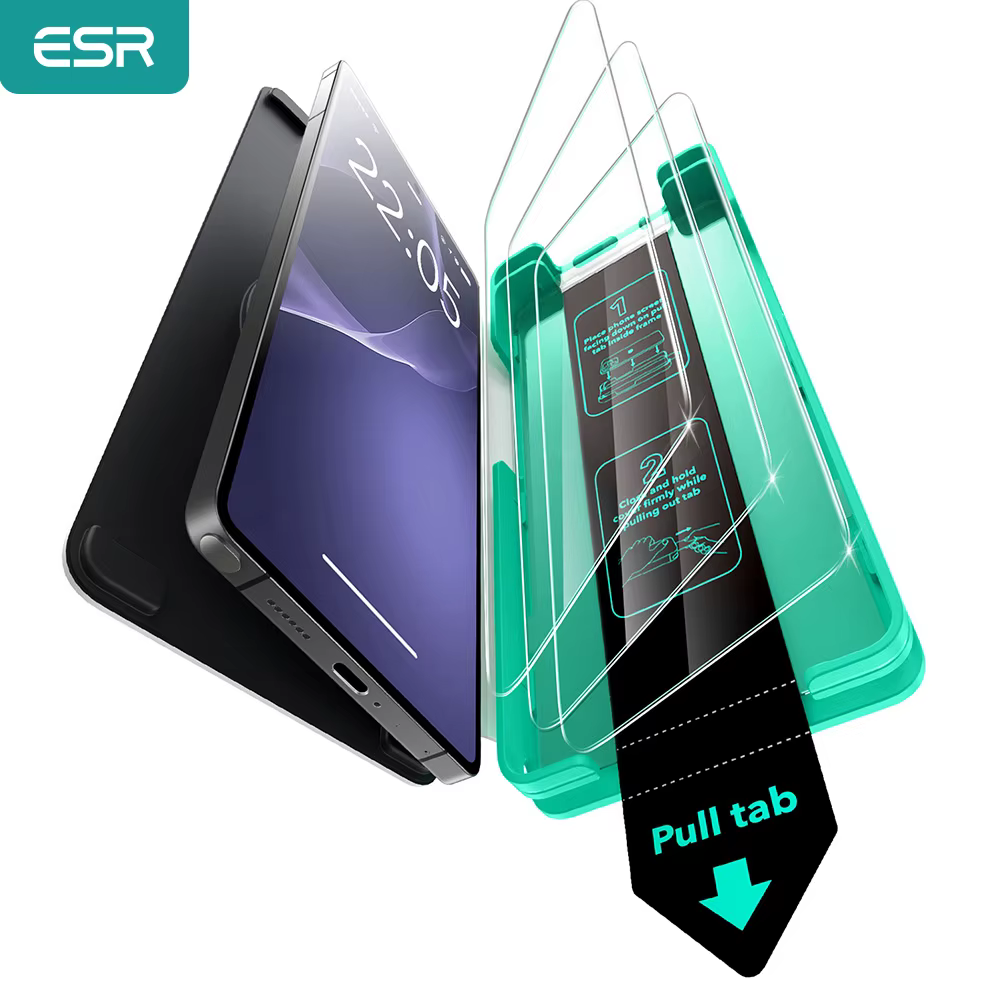 ESR pour Samsung S25 Ultra Protecteur d'écran 9H Couverture complète Verre trempé Film transparent de confidentialité/HD pour Galaxy S25 Ultra [6,9"]