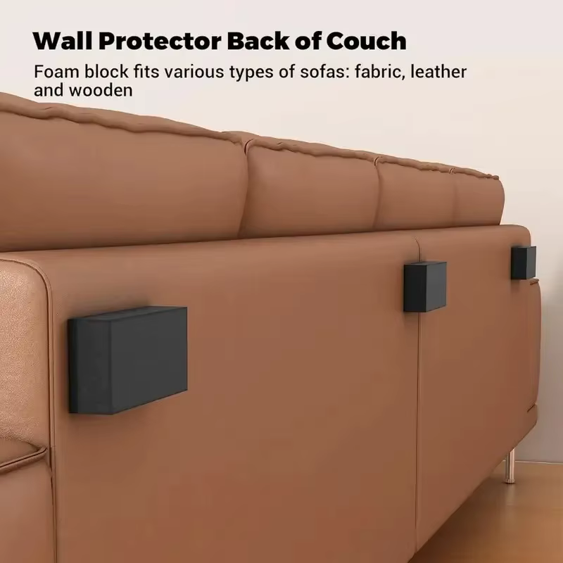 Lot de 20 protections murales adhésives double face en mousse EVA, idéales pour la protection contre les chocs des canapés, bancs et murs, et les coussinets anti-vibrations.