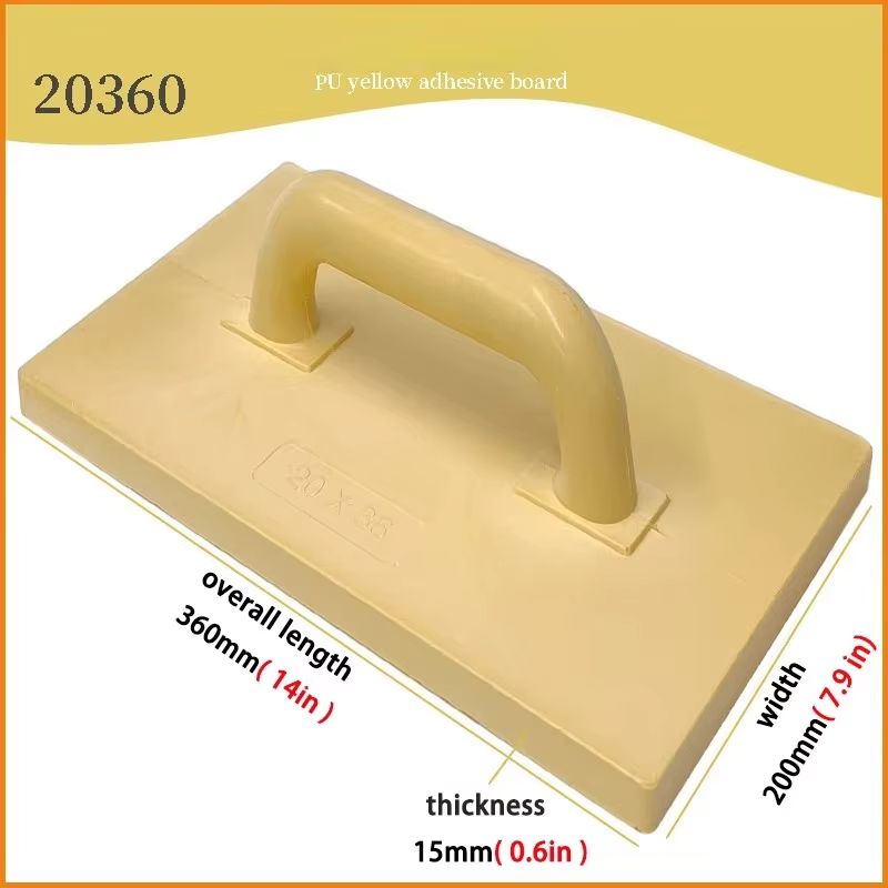 Planche de plâtrage en polyuréthane (PU) pour truelle plate