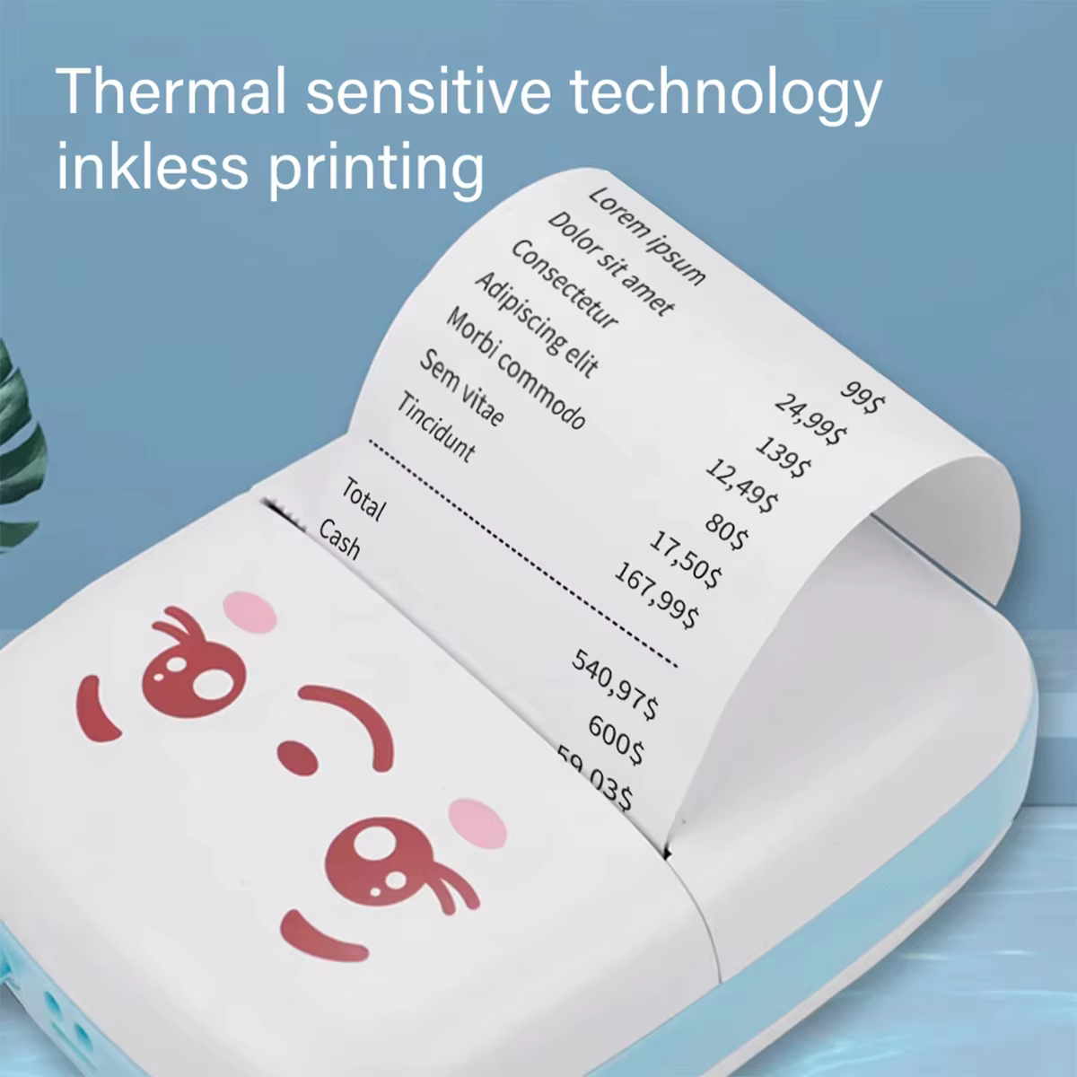 16 rouleaux de papier d'imprimante thermique 57x25mm papiers thermiques auto-adhésifs imprimantes d'étiquettes couleur HD pour Mini imprimante Portable sans encre