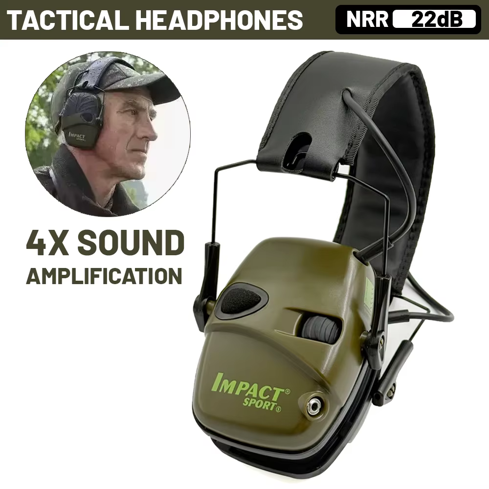 Casque antibruit Anti-bruit pour tir, casque de protection sonore, casque de chasse, protection auditive tactique, activité de plein air