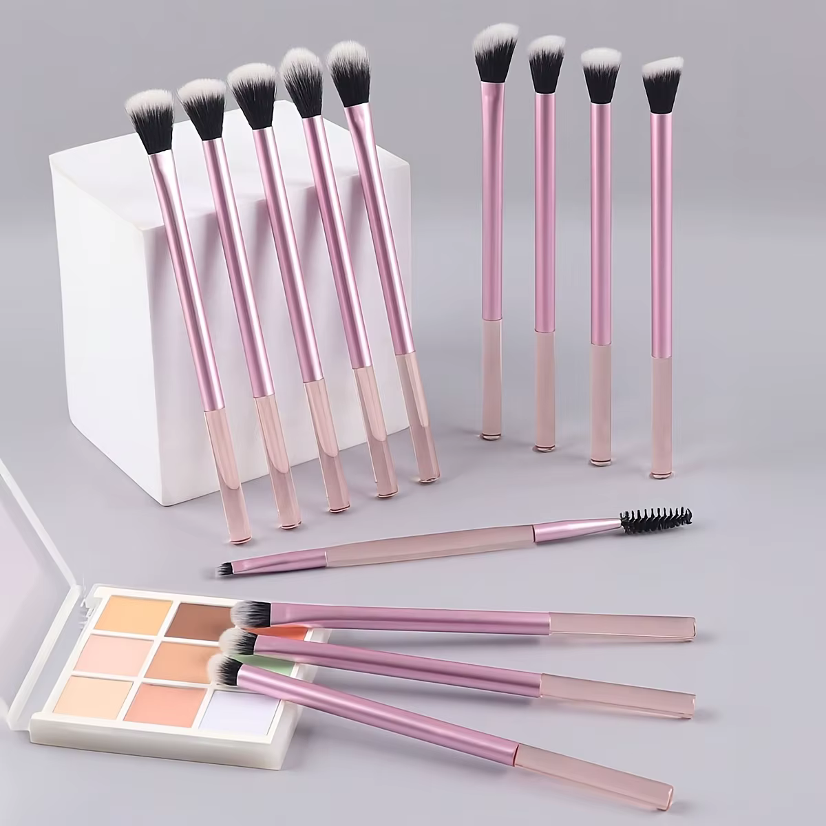 Ensemble de 13 pinceaux de maquillage professionnels, pinceaux doux pour le visage et les yeux, pour le fond de teint, le correcteur, les fards à paupières, le blending et le surlignage
