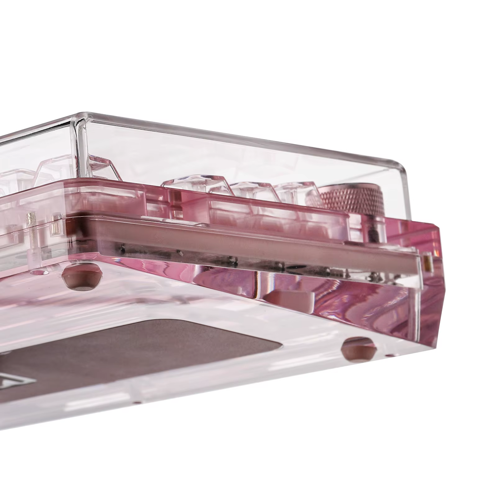 KiiBOOM-Juste de protection anti-poussière en acrylique transparent, pour disposition du clavier 75%, durabilité améliorée