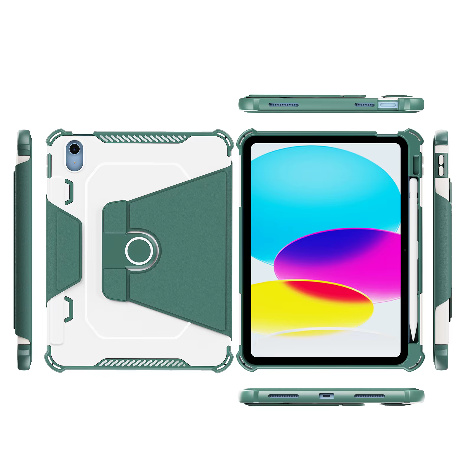 Support rotatif à 360 degrés pour Apple iPad Air 11 4 Air5, étui A16 A2903 A3355 A3267, housse de Protection en cuir pour tablette