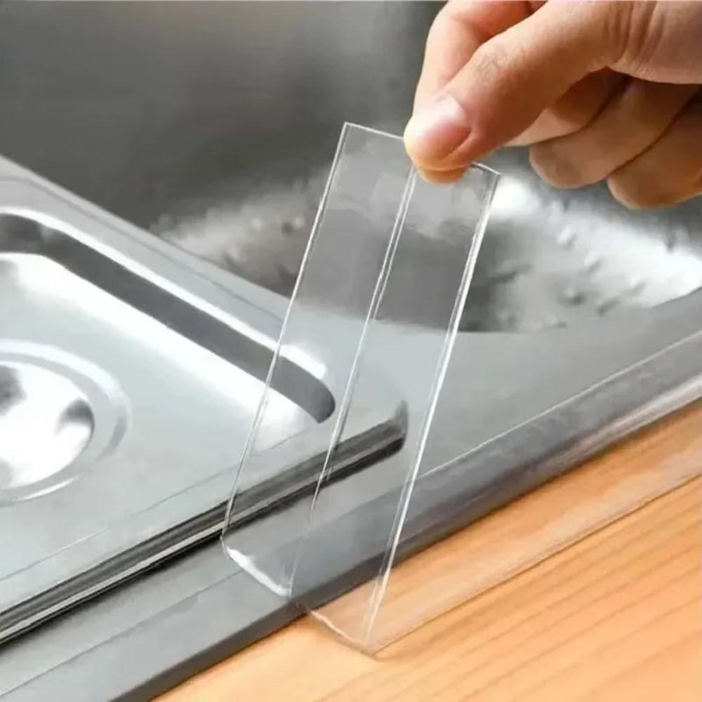 Ruban adhésif transparent imperméable pour cuisine et salle de bain