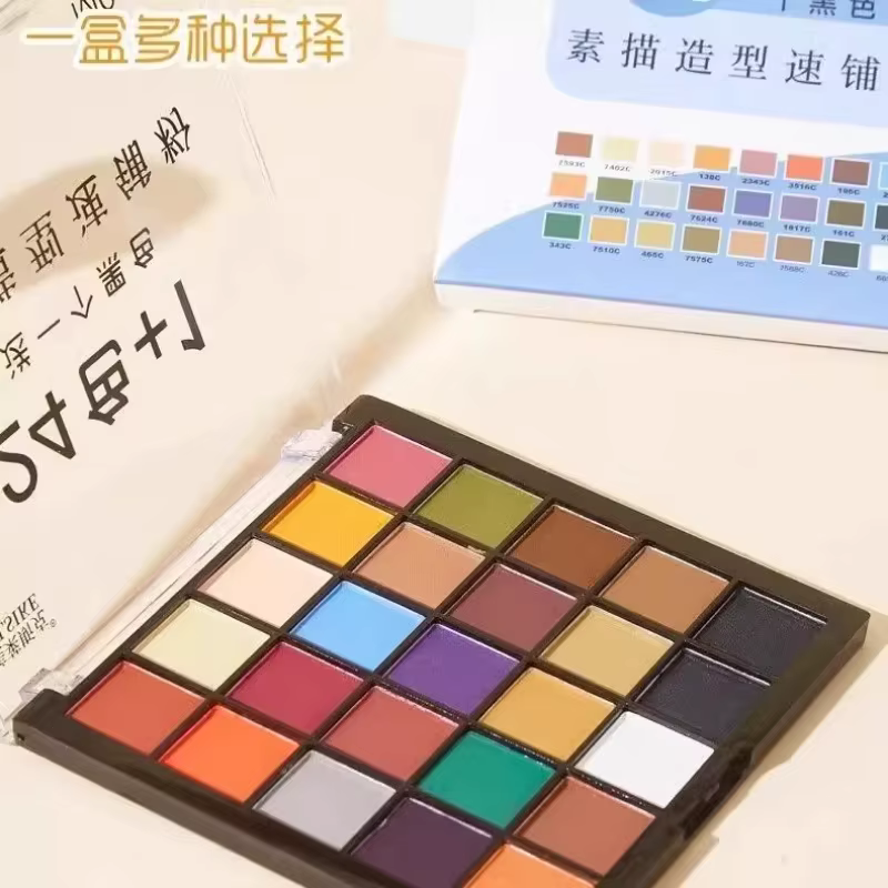 Poudre Pastel d'artiste douce 24 couleurs